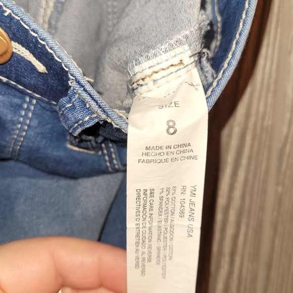 YMI Girl Stright Legged Jeans- 8 - Picture 4 of 5